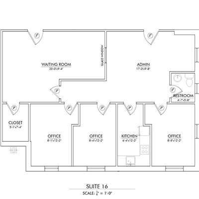 Floor Plan Suite 16